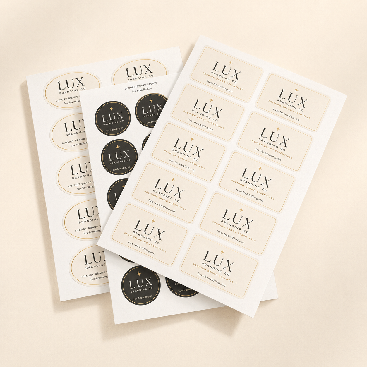 Custom Branded Sticker Sheets